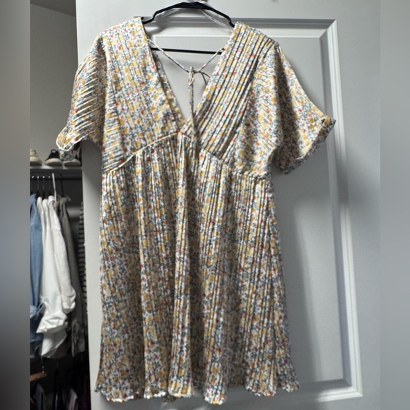 Lulus Express Yourself White Floral Print Satin Babydoll Dress - Picture 7 of 9